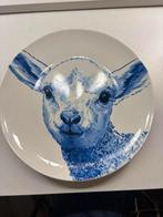 Delfts Blauw Bord - Heinen - Geit, Antiek en Kunst, Ophalen of Verzenden