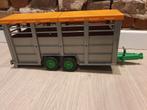 Bruder 02227 veetransportaanhanger, Ophalen of Verzenden, Zo goed als nieuw, Tractor of Landbouw