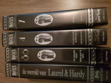Laurel & Hardy VHS Collectie - 4 Banden beschikbaar voor biedingen