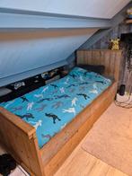 Steigerhout bed met laden, Huis en Inrichting, Ophalen, Gebruikt, 90 cm, Eenpersoons