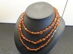 Granaten ketting met zilveren slot, Verzenden, Zilver, Ketting, Met edelsteen