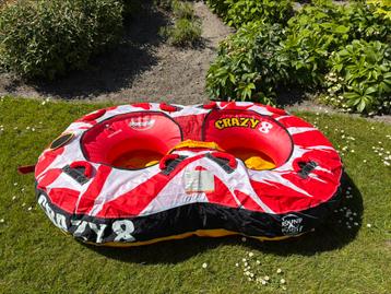 Crazy 8 band voor achter boot funtube 2 pers. met 12v pomp beschikbaar voor biedingen