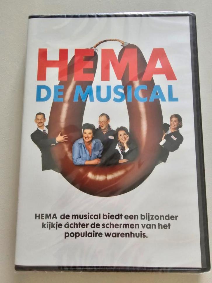 Nieuw! Dvd Hema de musical, Cd's en Dvd's, Dvd's | Cabaret en Sketches, Nieuw in verpakking, Stand-up of Theatershow, Alle leeftijden