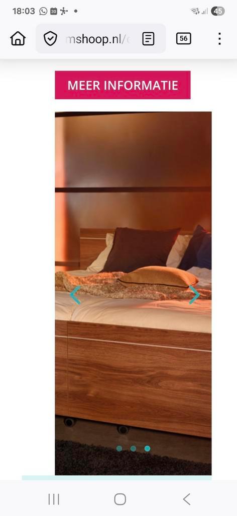 Comfortbed Zorgbed Design 2P, Huis en Inrichting, Slaapkamer | Bedden, Zo goed als nieuw, Tweepersoons, 180 cm, Hout, Verstelbaar