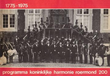 Programma Koninklijke Harmonie Roermond 200 jaar beschikbaar voor biedingen