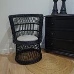 Vintage rotan stoeltje, Huis en Inrichting, Ophalen, Gebruikt, Bruin, Eén