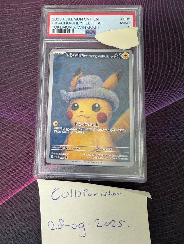 Pikachu  Grey felt hat - # 085 - PSA 9 - Pokemon, Hobby en Vrije tijd, Verzamelkaartspellen | Pokémon, Nieuw, Losse kaart, Ophalen
