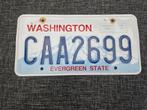 Washington Kentekenplaat USA Nummerbord Nummerplaat License, Ophalen of Verzenden, Gebruikt, Auto's