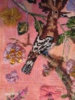 Vintage Wandkleed met Vogels en Bloemen, Ophalen of Verzenden, Gebruikt