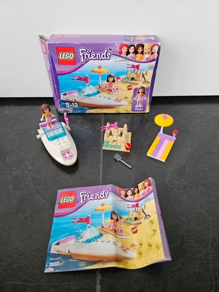 Lego Friends Olivia's speedboot, 3937., Kinderen en Baby's, Speelgoed | Duplo en Lego, Zo goed als nieuw, Ophalen of Verzenden