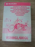 Suzuki VS 800 GL / 600 GL Handleiding Owner's Manual 1997, Ophalen of Verzenden, Suzuki