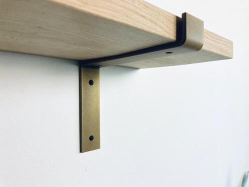 Industriële muurbeugel plankdragers goud, Huis en Inrichting, Woonaccessoires | Wandplanken en Boekenplanken, Nieuw, Ophalen of Verzenden