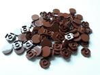 NIEUW: Tile 2x2 rond Reddish Brown , Lego, Nieuw, Ophalen of Verzenden, X
