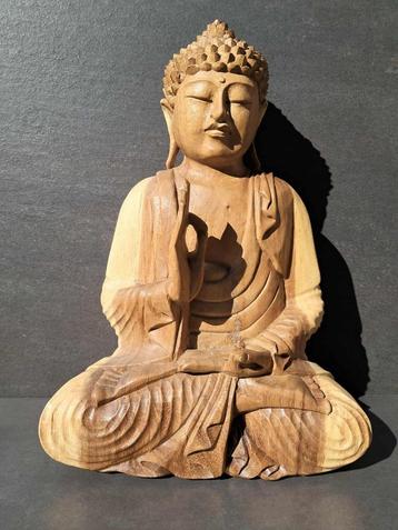 Boeddha/Vitarka Mudra/handgemaakt/Azië/40 cm/natuurlijk beschikbaar voor biedingen