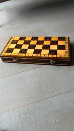 Vintage Schaakspel Schaakkoffer, Een of twee spelers, Ophalen of Verzenden, Gebruikt