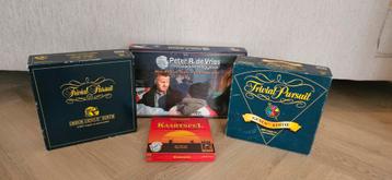 Spellenpakket: Trivial Pursuit, Peter R. de Vries, Catan beschikbaar voor biedingen