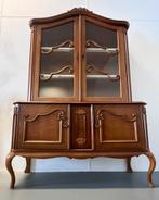 Queen Anne Stijl Vitrinekast / Buffetkast, Huis en Inrichting, Kasten | Vitrinekasten, Ophalen, 100 tot 150 cm, 150 tot 200 cm