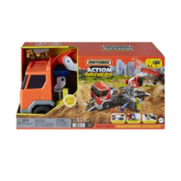 Matchbox: Action Drivers: Transforming Excavator beschikbaar voor biedingen