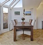 Eettafel (mango hout koloniaal) + 6 stoelen (mag apart weg), Huis en Inrichting, Tafels | Eettafels, Ophalen, Gebruikt, 100 tot 150 cm