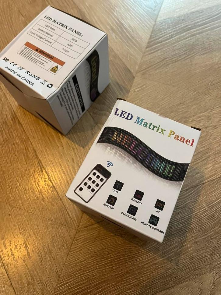 Nieuw – LED Matrix Display 16x32 Flexibel & Programmeerbaar, Auto-onderdelen, Verlichting, Nieuw, Ophalen of Verzenden