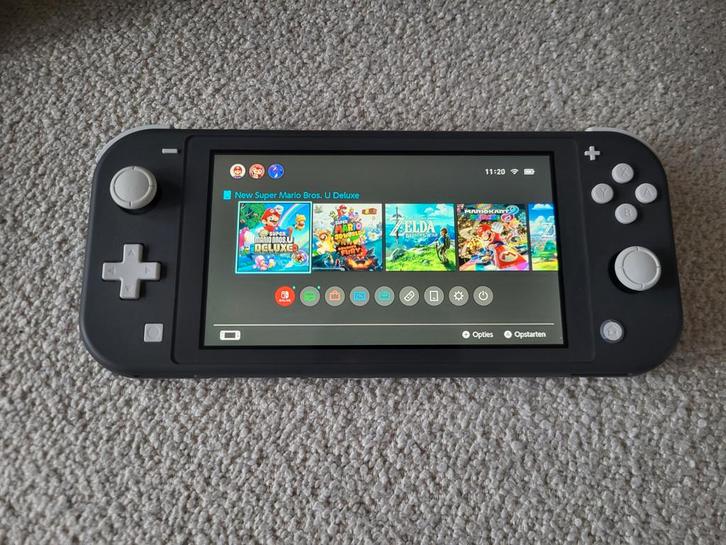 Nintendo Switch Lite Grijs - Zo goed als nieuw!, Spelcomputers en Games, Spelcomputers | Nintendo Switch Lite, Zo goed als nieuw