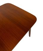 Vintage Eettafel Table Teak Fineer Jaren 60 compact formaat, Gebruikt, 100 tot 150 cm, Vintage, 50 tot 100 cm