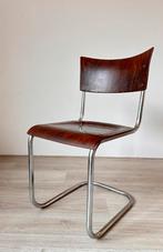 4 Mart Stam Bauhaus design stoelen, Huis en Inrichting, Stoelen, Ophalen, Gebruikt, Zwart