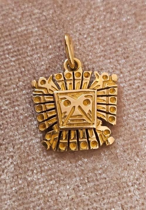 18k kettinghanger, Sieraden, Tassen en Uiterlijk, Kettinghangers, Zo goed als nieuw, Goud, Goud, Overige voorstellingen, Ophalen of Verzenden