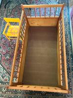Ledikant vintage hout met matras, Ophalen, Zo goed als nieuw, Ledikant