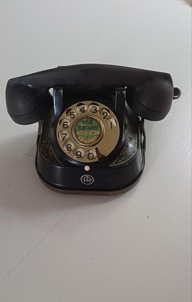 Antieke draaischijf telefoon bakeliet Bell Telephone, Antiek en Kunst, Antiek | Overige Antiek, Ophalen of Verzenden