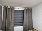 2 x vedrduisterende overgordijnen  H 215 cm x B 140 cm, Huis en Inrichting, Stoffering | Gordijnen en Lamellen, Ophalen of Verzenden