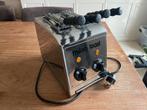 Milantoast tosti apparaat RVS, Ophalen of Verzenden, Gebruikt, Uitneembare kruimellade
