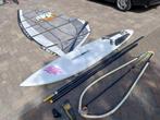 Hifly Slalom 290 (complete set 121 liter), Watersport en Boten, Windsurfen, Ophalen, 250 tot 300 cm, Met vin(nen), Complete set