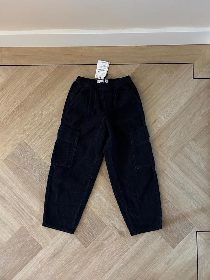 *NIEUW!* Corduroy cargobroek, ribbroek, Zara, maat 134, Kinderen en Baby's, Kinderkleding | Maat 134, Nieuw, Jongen, Broek, Ophalen of Verzenden