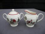 Wedgwood WINDSOR CHRISTMAS suikerpot met melkkannetje, Huis en Inrichting, Keuken | Servies, Ophalen of Verzenden, Zo goed als nieuw