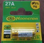27A 12 volt batterij .nieuw.., Ophalen of Verzenden, Nieuw