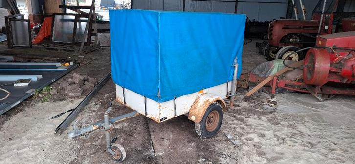 Dichte Saris aanhanger met dieselpomp, Auto diversen, Aanhangers en Bagagewagens, Gebruikt, Ophalen