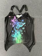 Dames top zwart met vlinders L feest zomer, Zwart, Maat 42/44 (L), Ophalen of Verzenden, Zo goed als nieuw