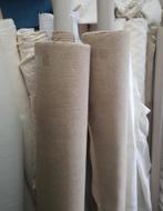 30m Linnen Stof - Beige - Hoge Kwaliteit, Hobby en Vrije tijd, Stoffen en Lappen, 120 cm of meer, Beige, Ophalen of Verzenden