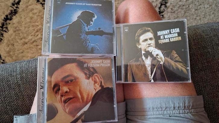 Johnny Cash CD's - At Folsom, San Quentin, Madison Square, Cd's en Dvd's, Cd's | Overige Cd's, Zo goed als nieuw, Ophalen of Verzenden