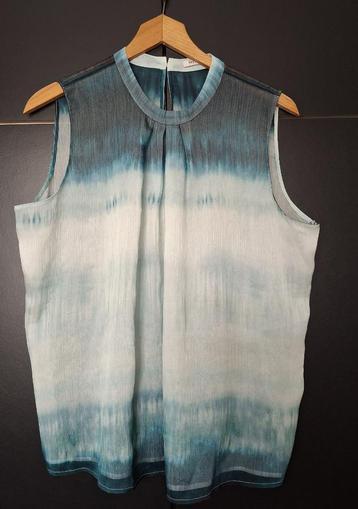 Blouse zonder mouw doorschijnend groen M/L VERZ.KSTN NU 0,99 beschikbaar voor biedingen