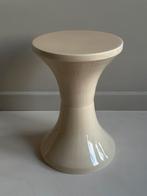 Design klassieker Tam Tam bijzet tafel geëmailleerd metaal, Minder dan 45 cm, Minder dan 55 cm, Metaal of Aluminium, Rond