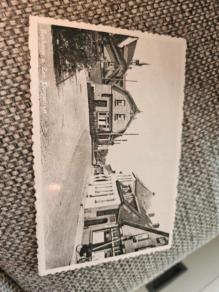 Rockanje a/d Zee Dorpsstraat, Verzamelen, Ansichtkaarten | Nederland, Ongelopen, Voor 1920, Ophalen of Verzenden