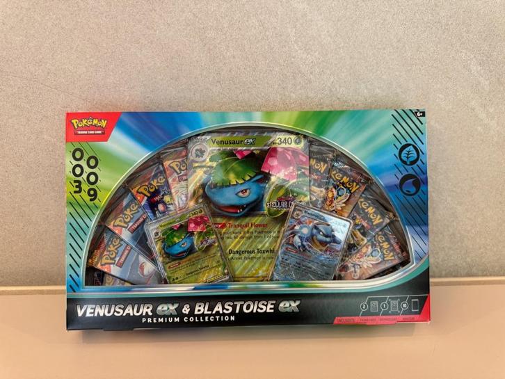 Pokémon Venesaur ex & Blastoise ex Premium Collection, Hobby en Vrije tijd, Verzamelkaartspellen | Pokémon, Nieuw, Overige typen