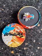Corneille zilveren vogel broche emaille Cobra in blikje, Sieraden, Tassen en Uiterlijk, Minder dan 4 cm, Ophalen of Verzenden