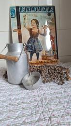 Oud Frans melkbusje. Authentiek. Houten handvat, Ophalen of Verzenden