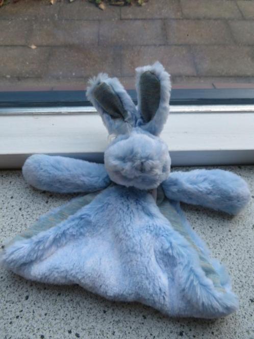 Knuffeldoek konijn of konijntje merk Happy Horse blauw met, Kinderen en Baby's, Speelgoed | Knuffels en Pluche, Zo goed als nieuw