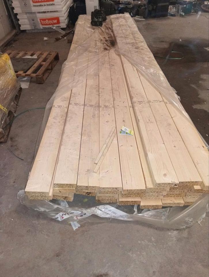 Nieuwe Steigerplanken 5 Meter - 31 Stuks, Doe-het-zelf en Verbouw, Hout en Planken, Nieuw, Plank, Steigerhout, 300 cm of meer