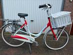 Te koop mooie gazelle bloom moederfiets damesfiets, Gebruikt, Dubbele standaard, Ophalen of Verzenden, 56 cm of meer