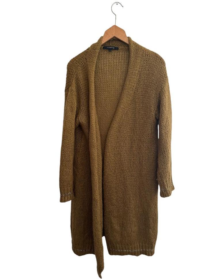 La Fee Maraboutee vest S, Kleding | Dames, Truien en Vesten, Zo goed als nieuw, Maat 38/40 (M), Bruin, Ophalen of Verzenden